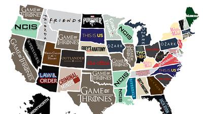 New poll shows most binge-watched shows in every state